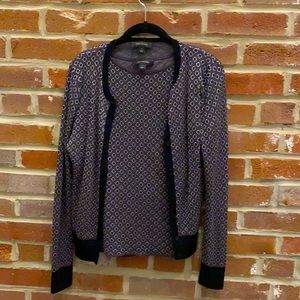 Ann Taylor Tank and Cardigan Set